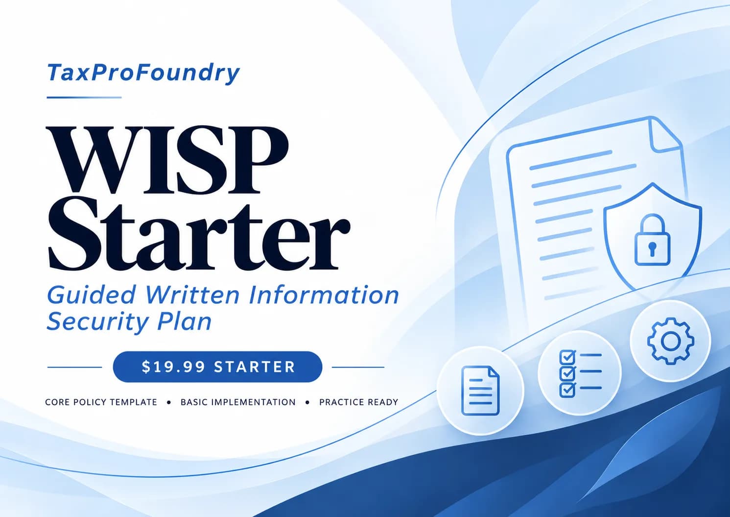 Tax Preparer WISP Starter Template