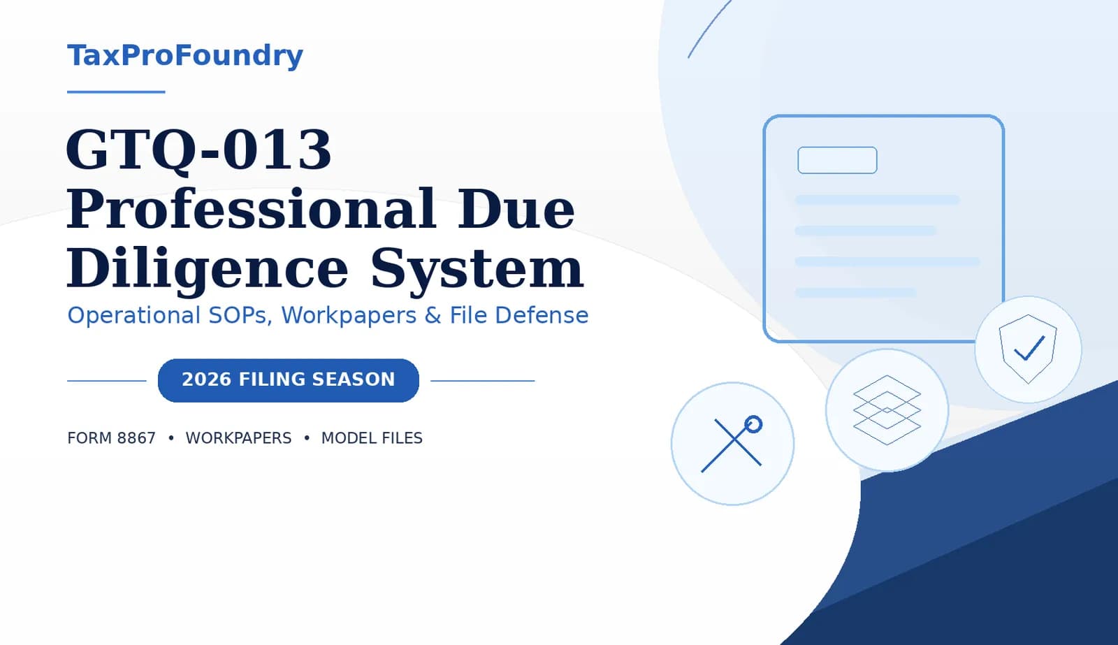 Paid Preparer Due Diligence & Form 8867